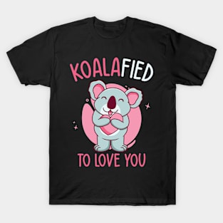 Valentine's Day Koala Love Wildlife Koala Lover T-Shirt